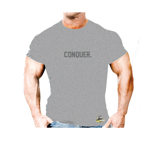 Cotton T-Shirt - Conquer Monsta Gymwear