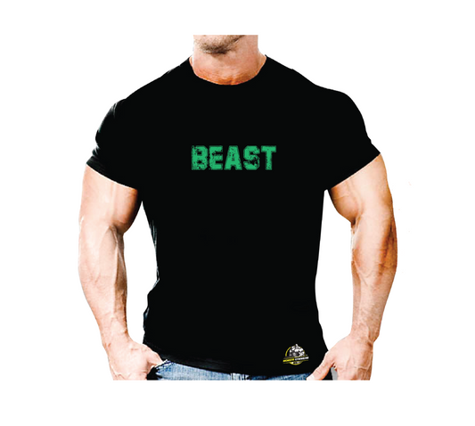 Cotton T-shirt - Beast Monsta Gymwear