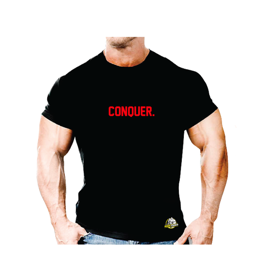 Cotton T-Shirt - Conquer Monsta Gymwear